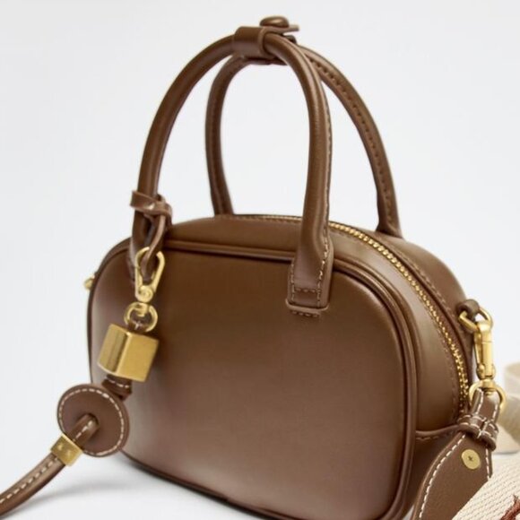 Zara Viral (Miu Miu Inspired) MINI TOPSTITCHED BAG - Picture 3 of 7